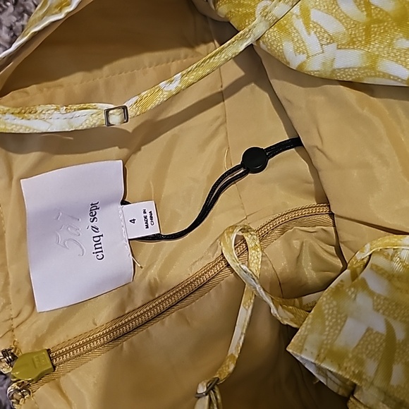 Cinq a Sept Womens Milicent Floral Printed Mid Calf Midi Dress - Picture 4 of 4